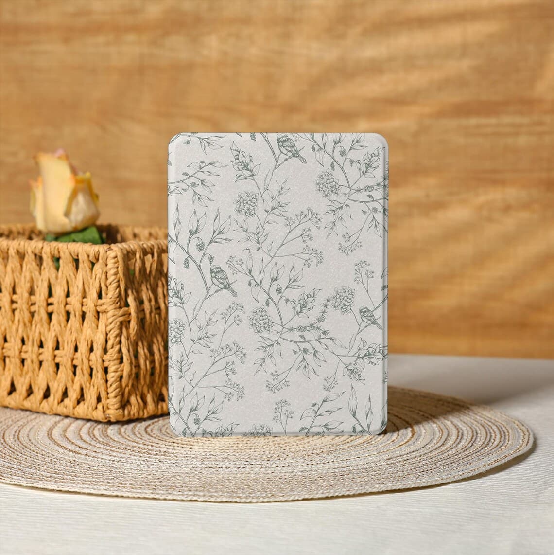 Étui Kindle à Fleurs